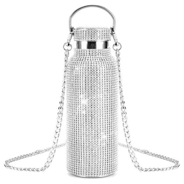 Rhinestone Tumbler Cup With Chain medium